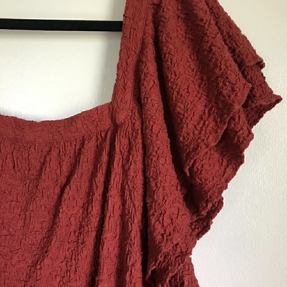 Arula Rust Blouse - Picture 2 of 5